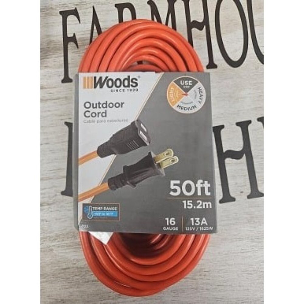 New General Purpose Extension Cord, Medium Duty, Ideal for Landscaping